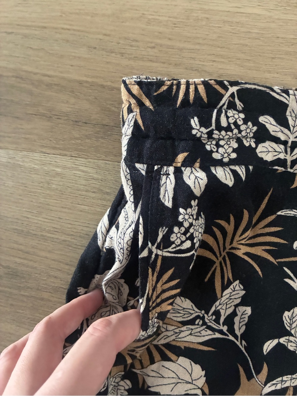 Pe Se Women’s Linen Blend Tropical Print Pants, Large | NWOT - Picture 5 of 10